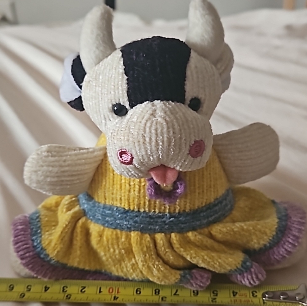 Handmade bean bottom cloth cow mint condition